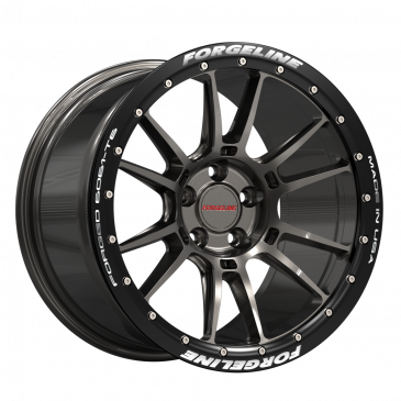 SS1R Beadlock finished in Pearl Gray with Satin Black beadlock ring