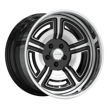Galaxie finished with Gloss Black/HTM center and Polished outer